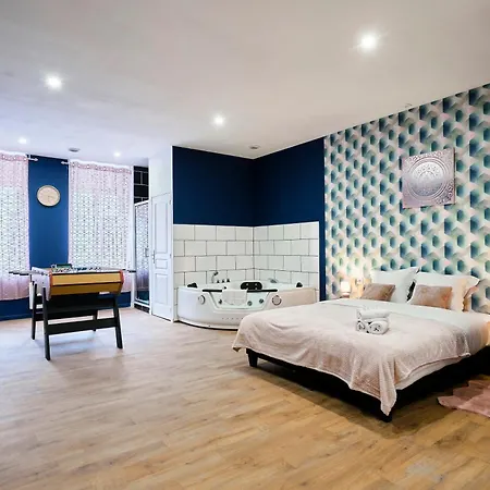 Ng Prestige - Lille L Trichon - Balneo - Babyfoot Apartment Roubaix